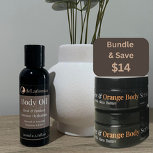 Load image into Gallery viewer, Bundle More & Save! 1 Body Oil + 2 Coffee Scrubs. Vein Attack Bundle! Save $14.00