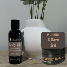 Load image into Gallery viewer, Bundle Up and Save 1 Body Oil + 1 Coffee Scrub. Vein Attack Bundle! Save $9.00
