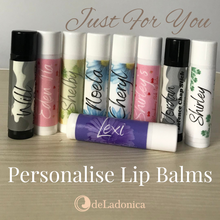 Load image into Gallery viewer, Personalised Lip Balms