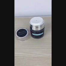 Load and play video in Gallery viewer, Luxurious Chamomile Collagen Night Cream 45ml Chrome Airless Pump Jar
