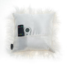 Load image into Gallery viewer, Mongolian Sheepskin Lambswool Cushion 40cm WHITE POP