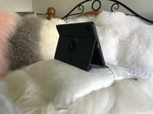 Load image into Gallery viewer, Mongolian Lambswool Cushion 40cm Pink, Cushion covers, cushion designs, cushions Australia, cushions Brisbane, cushions online, floor cushions, floor cushions Australia, floor cushions Brisbane, floor cushion covers, lounge cushions, lounge cushions Australia, lounge cushions Brisbane, lounge cushion covers, lounge décor, bedroom décor, bedroom cushions, bedroom cushions Australia, bedroom cushions Brisbane, bedroom cushions online, bedroom cushion ideas, Ipad holder, ipad holder for bed,