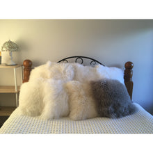 Load image into Gallery viewer, Mongolian Lambswool Cushion 40cm Pink, Cushion covers, cushion designs, cushions Australia, cushions Brisbane, cushions online, floor cushions, floor cushions Australia, floor cushions Brisbane, floor cushion covers, lounge cushions, lounge cushions Australia, lounge cushions Brisbane, lounge cushion covers, lounge décor, bedroom décor, bedroom cushions, bedroom cushions Australia, bedroom cushions Brisbane, bedroom cushions online, bedroom cushion ideas, Ipad holder, ipad holder for bed,