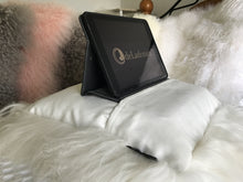 Load image into Gallery viewer, deLadonica Mongolian Lambswool Cushion 40 x 40cm Grey, Cushion covers, cushion designs, cushions Australia, cushions Brisbane, cushions online, floor cushions, floor cushions Australia, floor cushions Brisbane, floor cushion covers, lounge cushions, lounge cushions Australia, lounge cushions Brisbane, lounge cushion covers, lounge décor, bedroom décor, bedroom cushions, bedroom cushions Australia, bedroom cushions Brisbane, bedroom cushions online, bedroom cushion ideas,