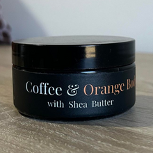 Load image into Gallery viewer, Coffee &amp; Orange Body Scrub with Shea Butter 100gram
