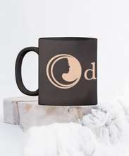 Load image into Gallery viewer, deLadonica Black Coffee Mug Medium

